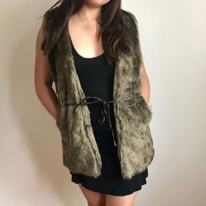 Faux fur Vest